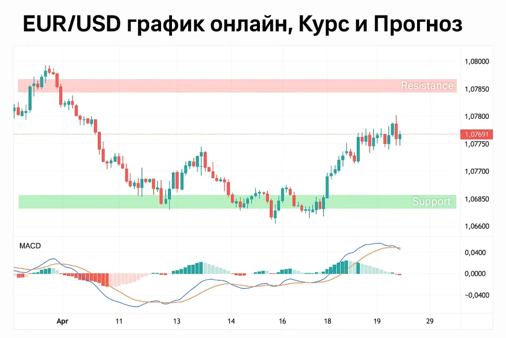 График EURUSD