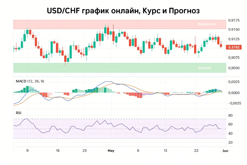 Обзор USD/CHF &mdash; Доллар США против Швейцарского франка